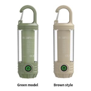 1PC Outdoor LED Camping Light Waterproof Portable Long Lasting Tent Light With Hanging Hook For Hiking Fishing Backpacking Strong Lighting